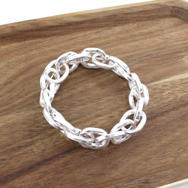 B24002 Chain Link Stretch Bracelet