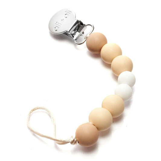 Silicone Pacifier Clip (Natural)