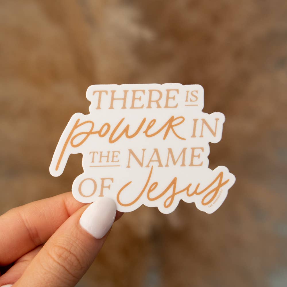 Power in the Name of Jesus Sticker