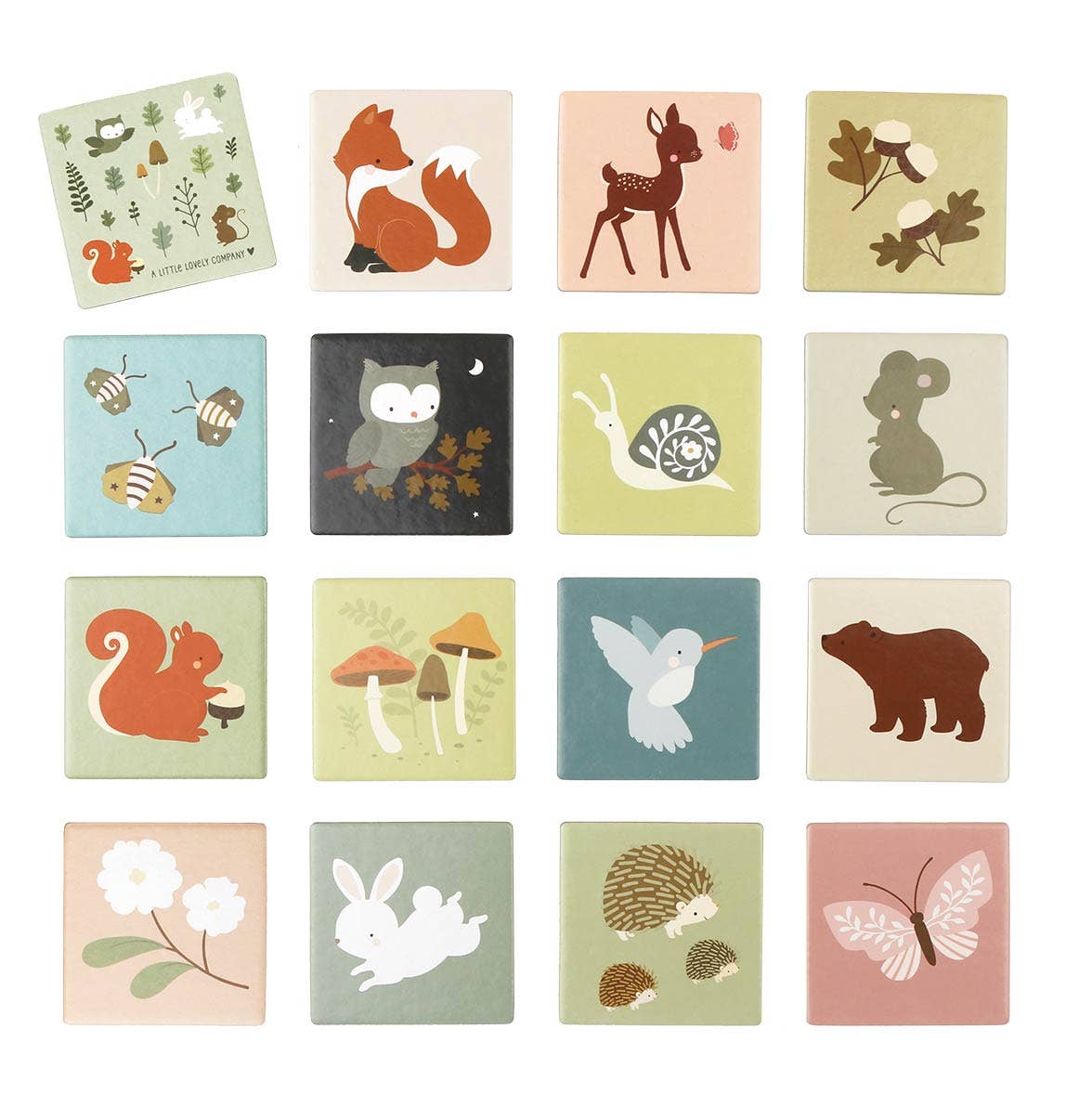 Memory game: Forest friends