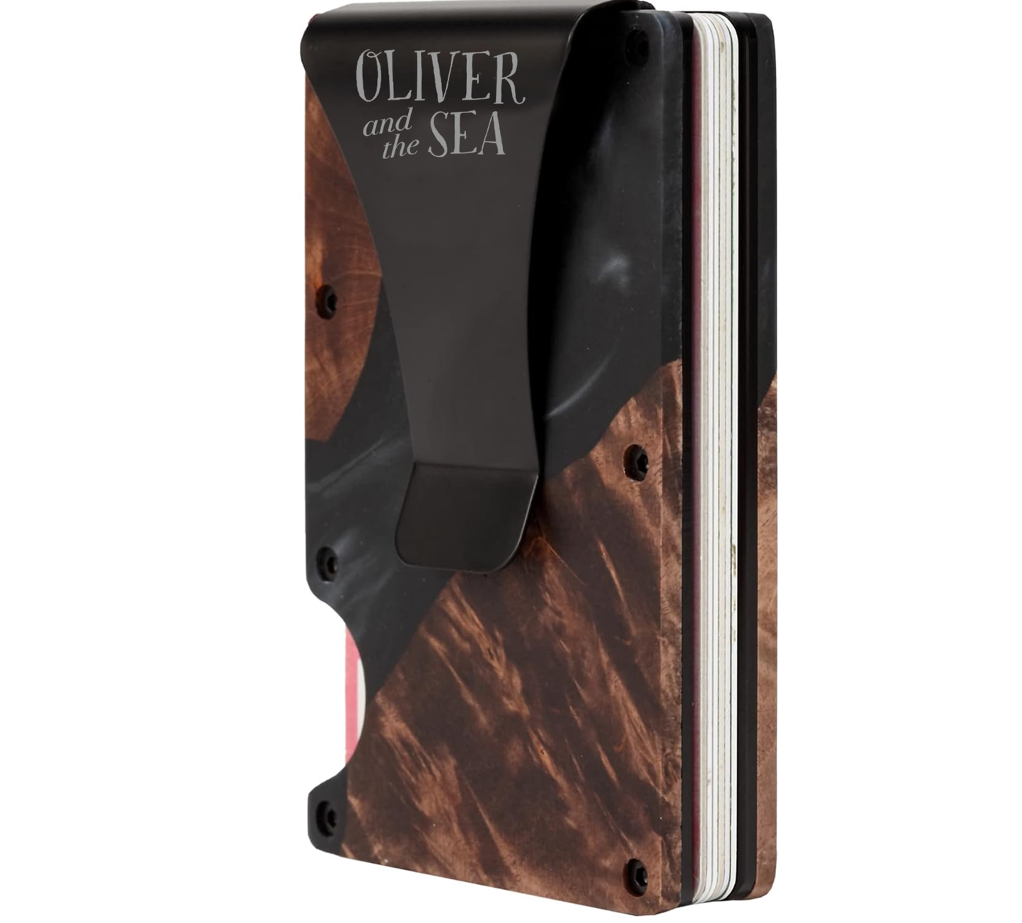 Slim Wallet, Money Holder, Wood Wallet, Money Clip (Copy)