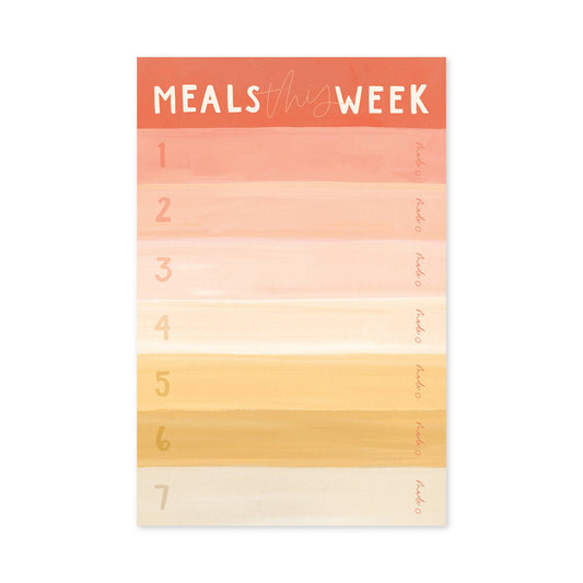 Meals This Week Notepad