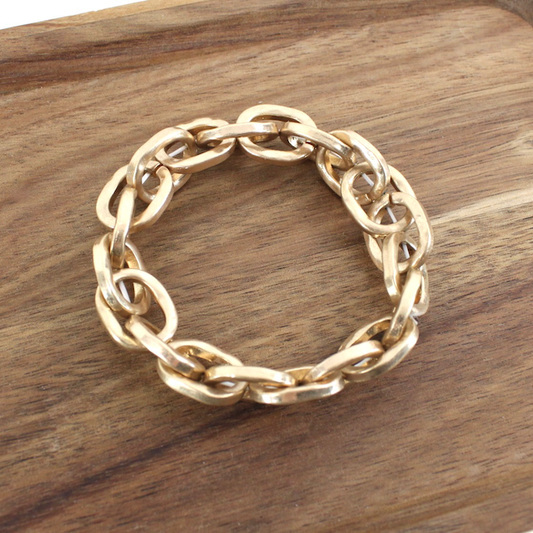 B24002 Chain Link Stretch Bracelet