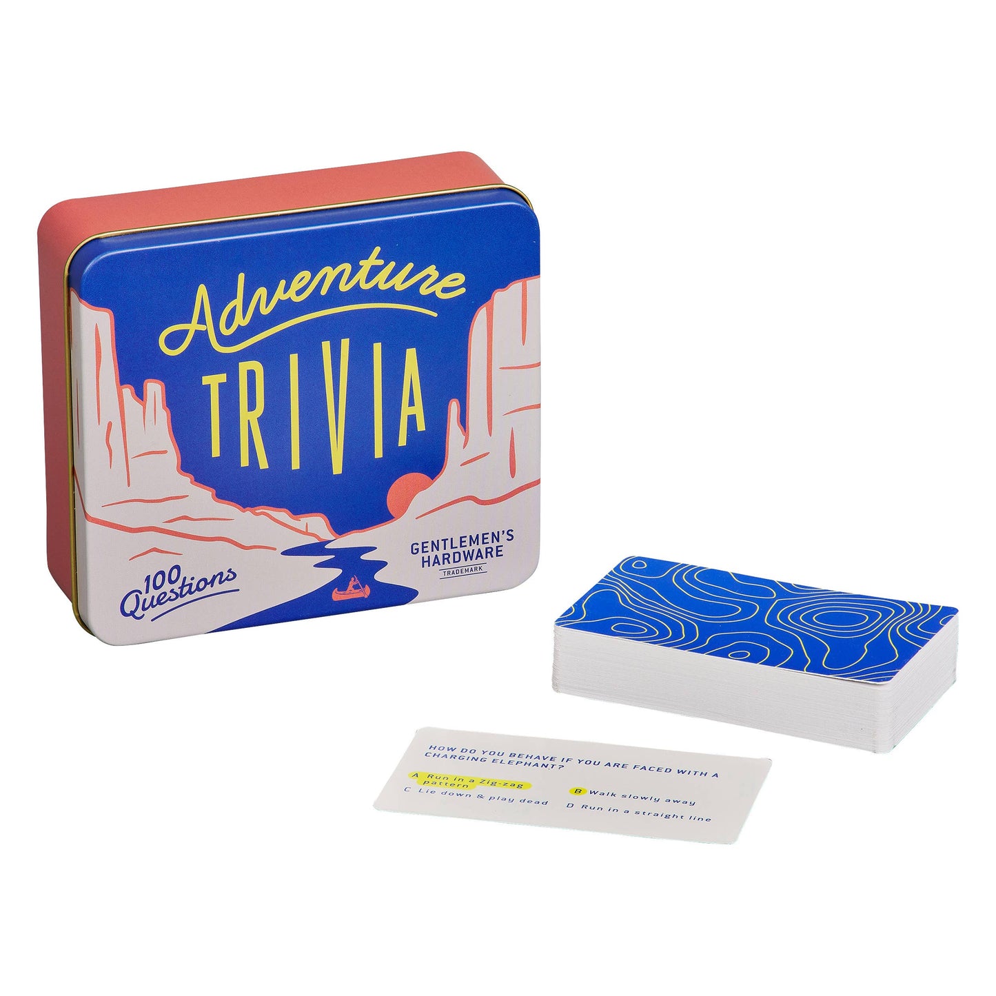 Adventure Trivia - 100 Card Game Set