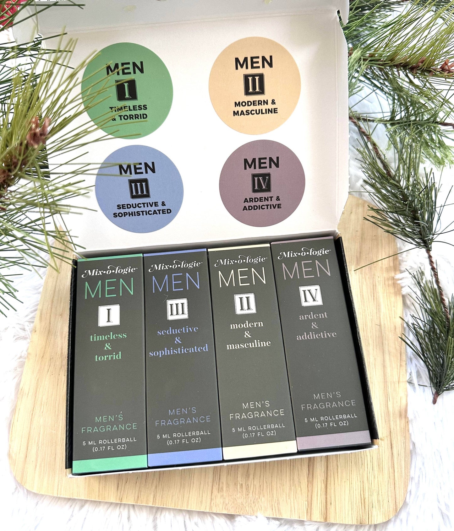 Men's Cologne Oil Rollerball Gift Set