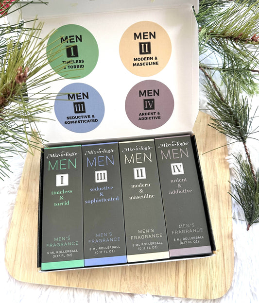 Men's Cologne Oil Rollerball Gift Set