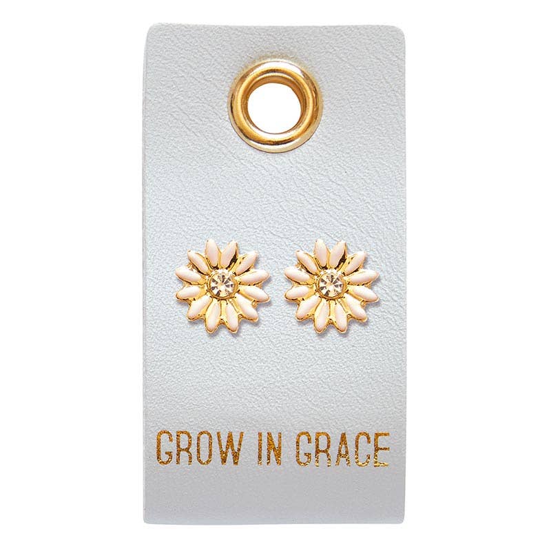 Stud Earrings - Grow In Grace - Flower