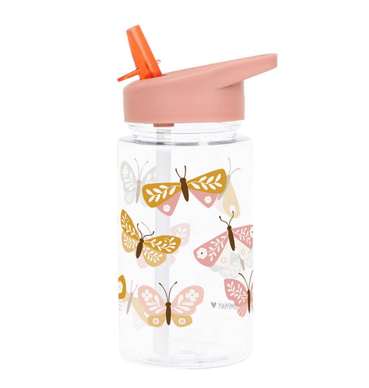 Kids drink bottle/water bottle: Butterflies